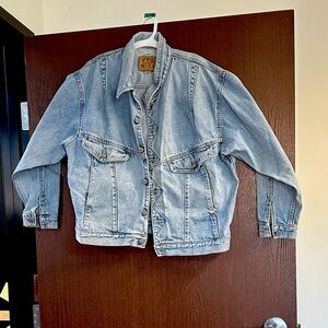 Vintage Light Blue “Code Bleu” 1980s Denim Jacket - L/XL